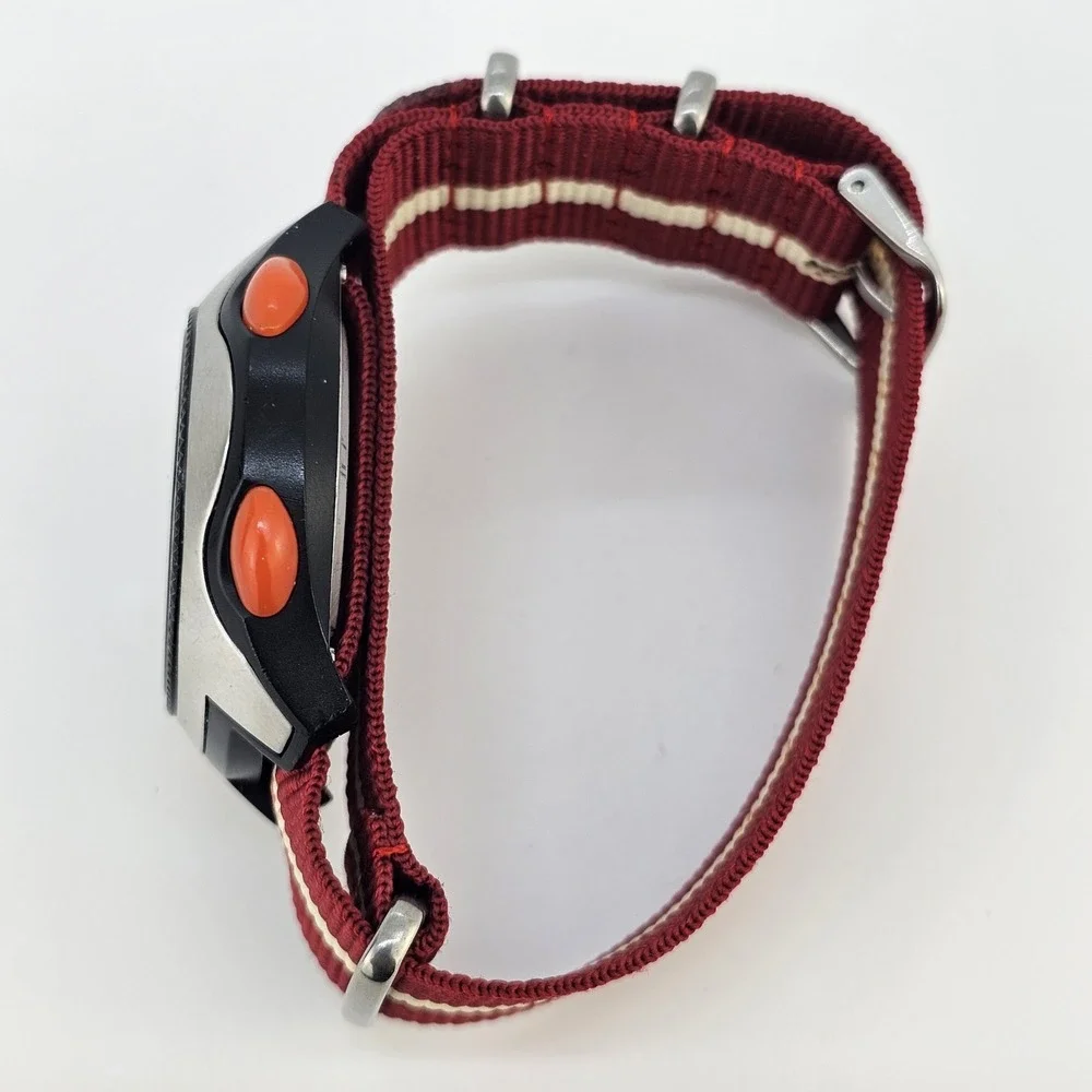Chicago‎ Bears Digital Men's Watch Game Time 44MM New Canvas Band New Battery